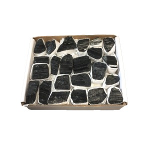 Tourmaline Black Rough Stone Box Small (Ridge) Brazil